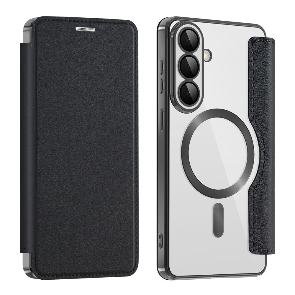 Étui MagSafe pour Samsung Galaxy S26, Techsuit, SmartMag Book, Noir