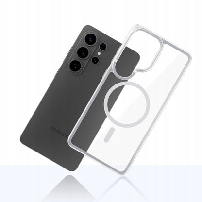 Coque MagSafe pour Samsung Galaxy S26 Ultra S948, 3MK, Armor MagCase, Transparente