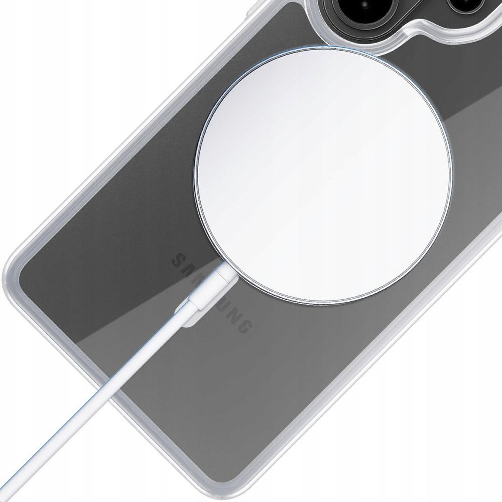 Coque MagSafe pour Samsung Galaxy S26 Ultra S948, 3MK, Armor MagCase, Transparente