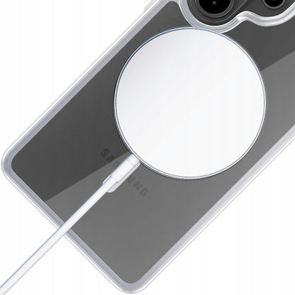 Coque MagSafe pour Samsung Galaxy S26 Ultra S948, 3MK, Armor MagCase, Transparente
