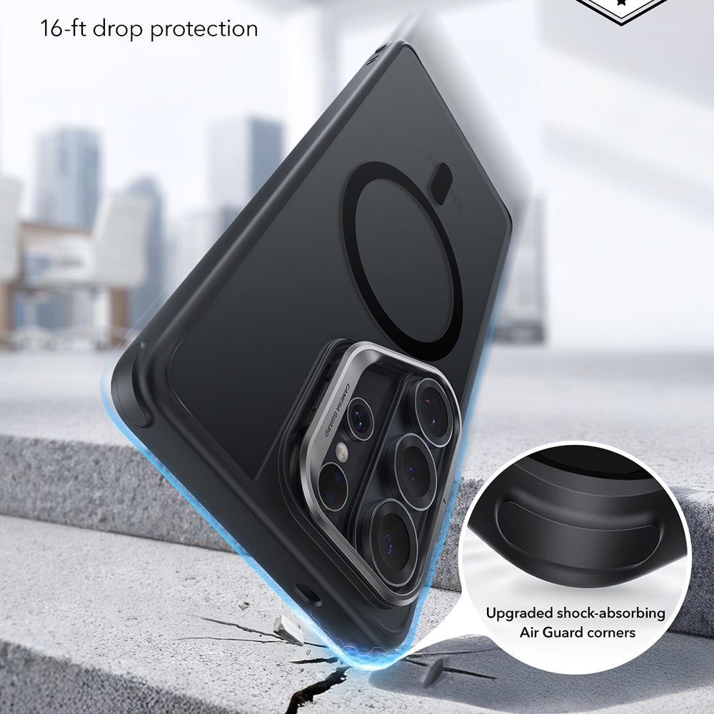 MagSafe Case for Samsung Galaxy S26 Ultra S948, ESR, Classic Hybrid Kickstand, Satin Black