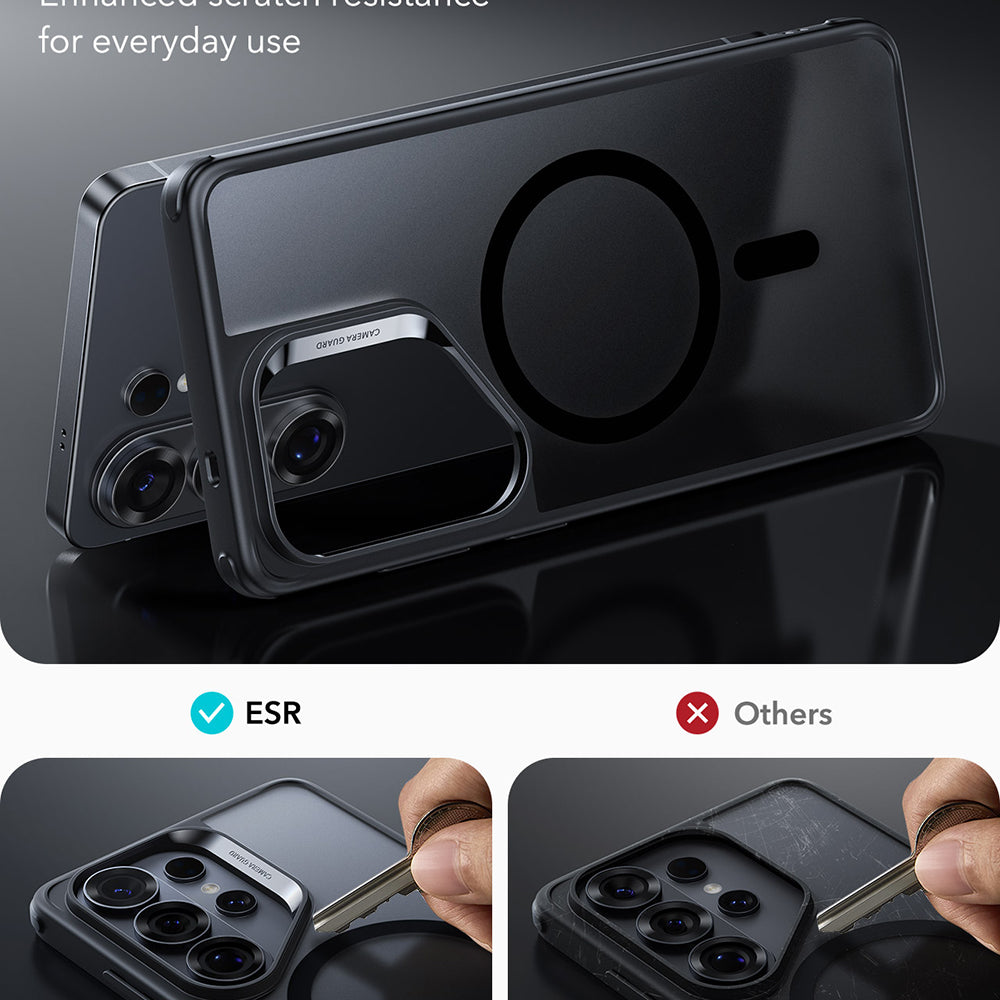 Coque MagSafe pour Samsung Galaxy S26 Ultra S948, ESR, Classic Hybrid, Noire Satinée