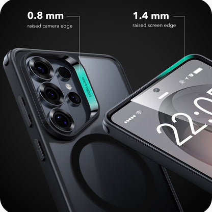 Coque MagSafe pour Samsung Galaxy S26 Ultra S948, ESR, Classic Hybrid, Noire Satinée