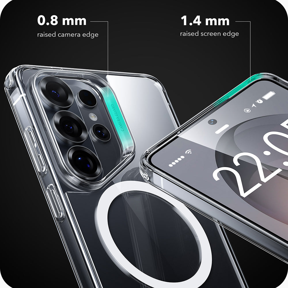 Coque MagSafe pour Samsung Galaxy S26 Ultra S948, ESR, Classic Hybrid, Transparente