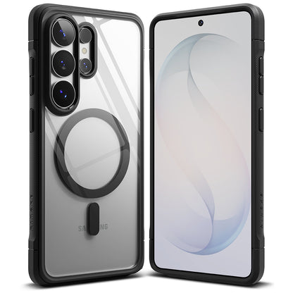 Coque MagSafe pour Samsung Galaxy S26 Ultra, Ringke, Fusion Bold, Noire