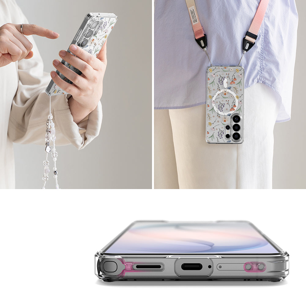 Coque MagSafe pour Samsung Galaxy S26 Ultra S948, Ringke, Fusion, Multicolore