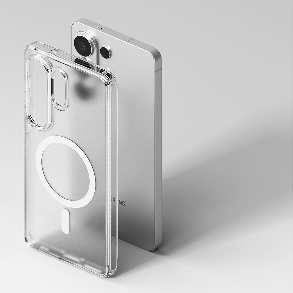 Étui MagSafe pour Samsung Galaxy S26 Ultra, Ringke, Fusion, Mat Transparent