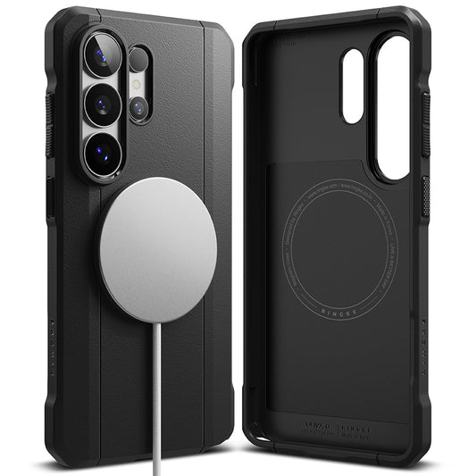 Coque MagSafe pour Samsung Galaxy S26 Ultra, Ringke, Onyx Alpha, Noire
