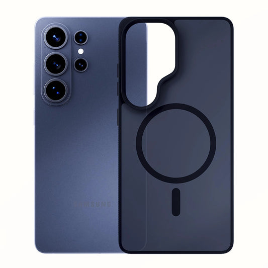 Étui MagSafe pour Samsung Galaxy S26 Ultra S948, 3MK, Smoke MagCase, Gris