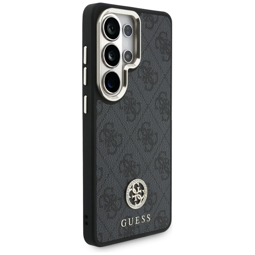 Étui MagSafe pour Samsung Galaxy S26 Ultra S948, GUESS, 4G Big Rhinestone Triangle Strap, Noir