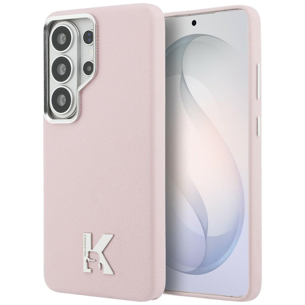 Étui MagSafe pour Samsung Galaxy S26 Ultra S948, Karl Lagerfeld, Logo Karl Head, Rose