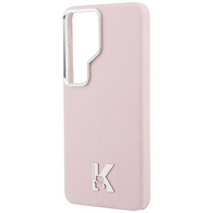 Étui MagSafe pour Samsung Galaxy S26 Ultra S948, Karl Lagerfeld, Logo Karl Head, Rose