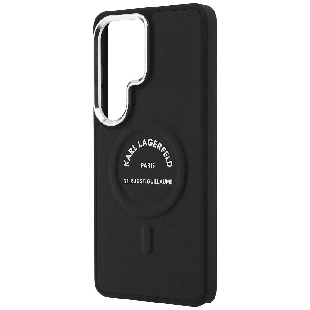 MagSafe Case for Samsung Galaxy S26 Ultra S948, Karl Lagerfeld, Karl RSG Logo, Black