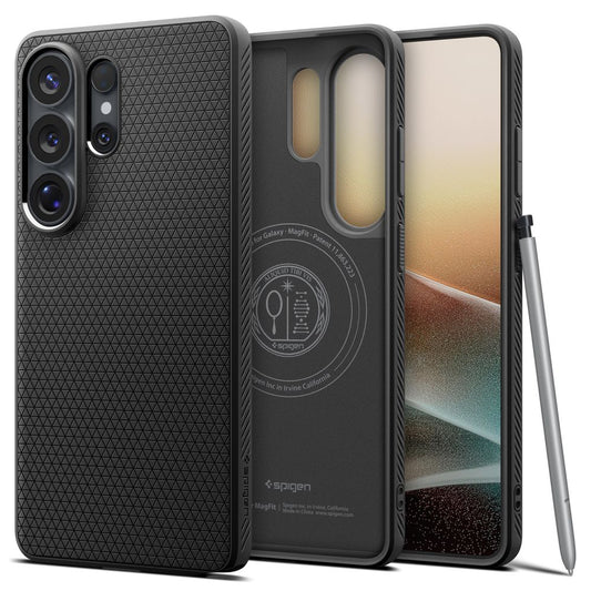 Étui MagSafe pour Samsung Galaxy S26 Ultra S948, Spigen, Liquid Air, Noir Mat ACS10674