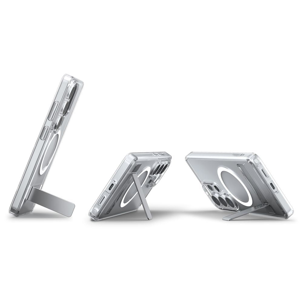 MagSafe Case for Samsung Galaxy S26 Ultra S948, Spigen, Ultra Hybrid S, White Transparent ACS11032