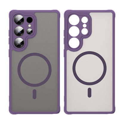 Coque MagSafe pour Samsung Galaxy S26 Ultra S948, Techsuit, HaloFrost II avec découpes individuelles pour l’appareil photo, violette