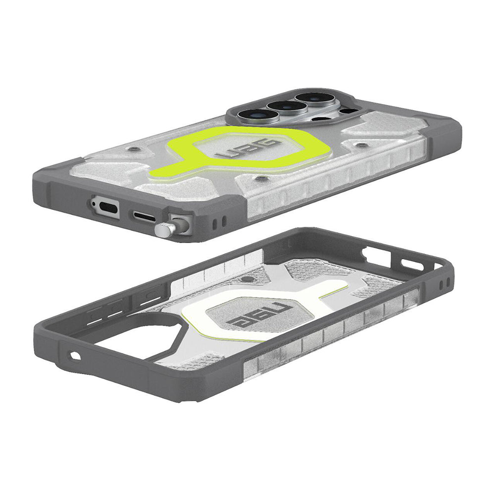 Coque MagSafe pour Samsung Galaxy S26 Ultra S948, Urban Armor Gear, Pathfinder Clear, Vert