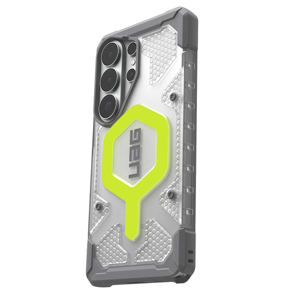 Coque MagSafe pour Samsung Galaxy S26 Ultra S948, Urban Armor Gear, Pathfinder Clear, Vert