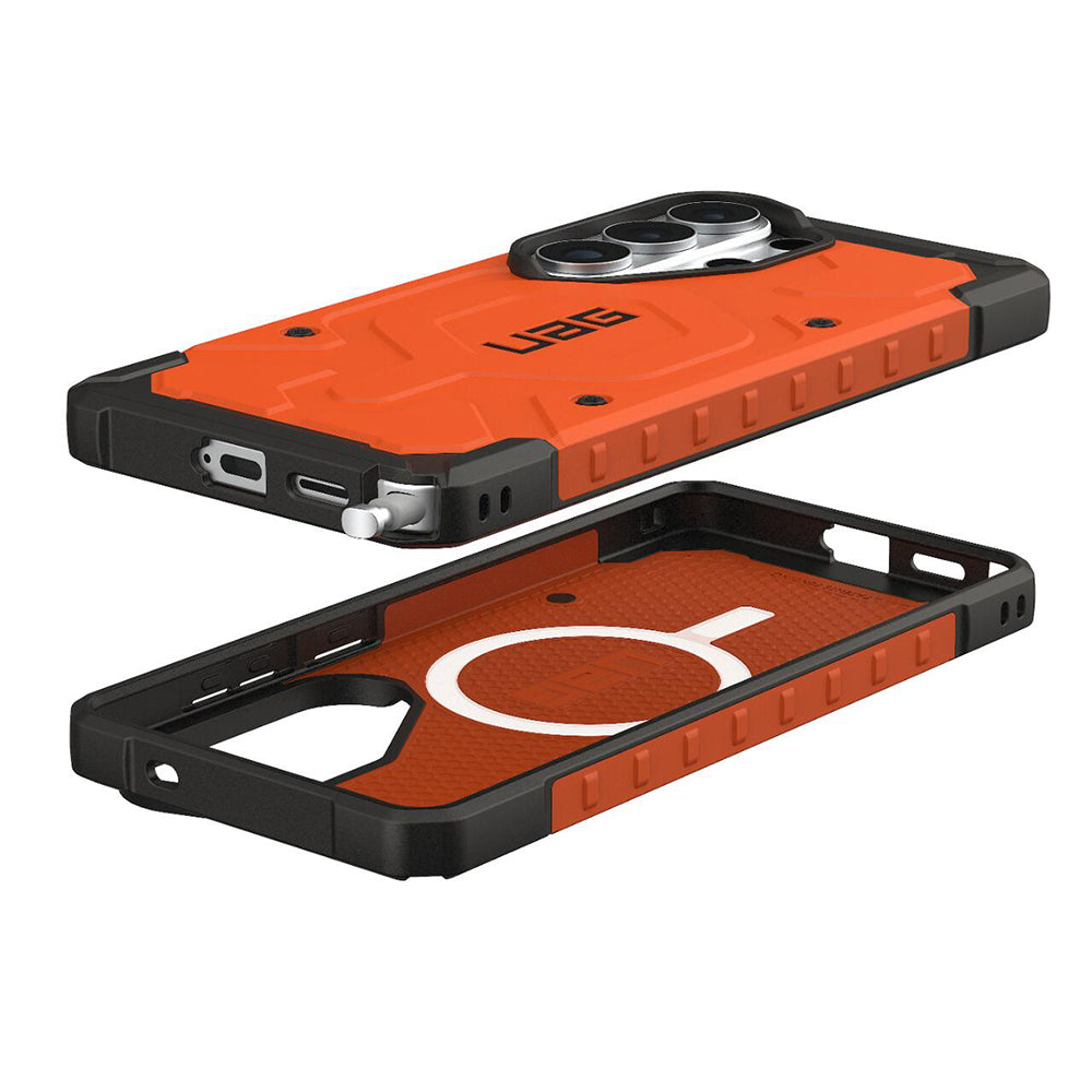 Coque MagSafe pour Samsung Galaxy S26 Ultra S948, Urban Armor Gear, Pathfinder, Orange