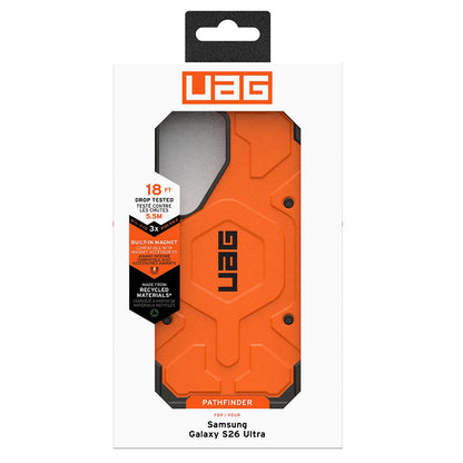 Coque MagSafe pour Samsung Galaxy S26 Ultra S948, Urban Armor Gear, Pathfinder, Orange