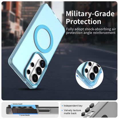 Étui MagSafe pour Samsung Galaxy S26 Ultra, Techsuit, CandyCase, Bleu