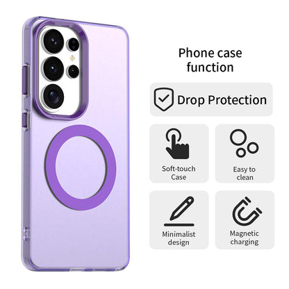 Housse MagSafe pour Samsung Galaxy S26 Ultra S948, Techsuit, CandyCase, Violet