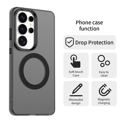 Étui MagSafe pour Samsung Galaxy S26 Ultra, Techsuit, CandyCase, Noir