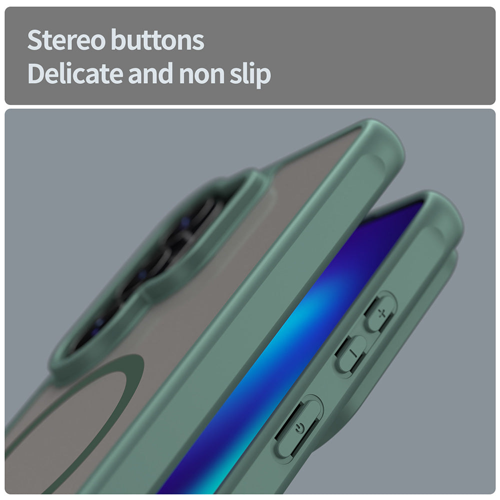 Coque MagSafe pour Samsung Galaxy S26 Ultra, Techsuit, HaloFrost II, Vert