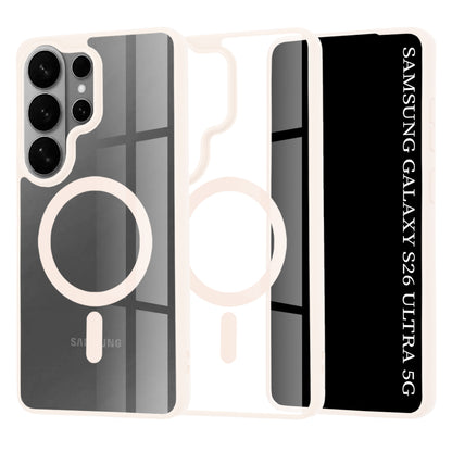 Coque MagSafe pour Samsung Galaxy S26 Ultra, Techsuit, Pro, Rose