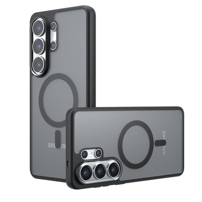 Étui MagSafe pour Samsung Galaxy S26 Ultra, Techsuit, PureFrost, Noir Satiné