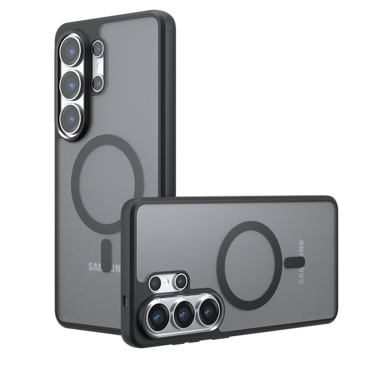 Étui MagSafe pour Samsung Galaxy S26 Ultra, Techsuit, PureFrost, Noir Satiné