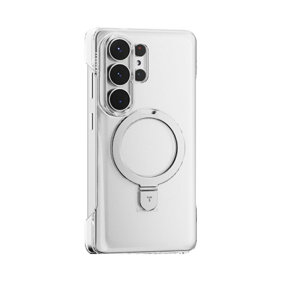 Coque MagSafe pour Samsung Galaxy S26 Ultra S948, Torras, Ostand Slim, Transparente