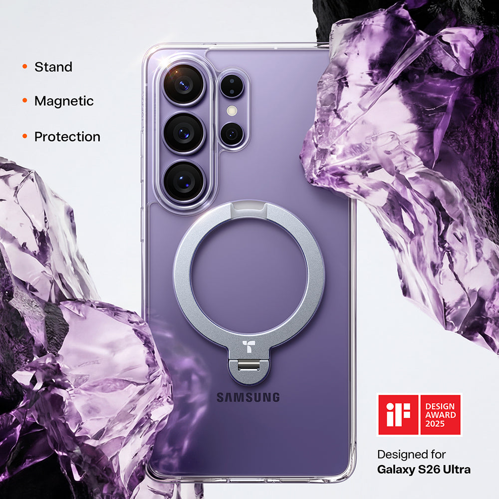 Coque MagSafe pour Samsung Galaxy S26 Ultra, Torras, Ostand Spin, Mov