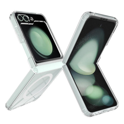 Coque MagSafe pour Samsung Galaxy Z Flip7 FE F761 / Z Flip6 F741, Techsuit, Pro, Transparente