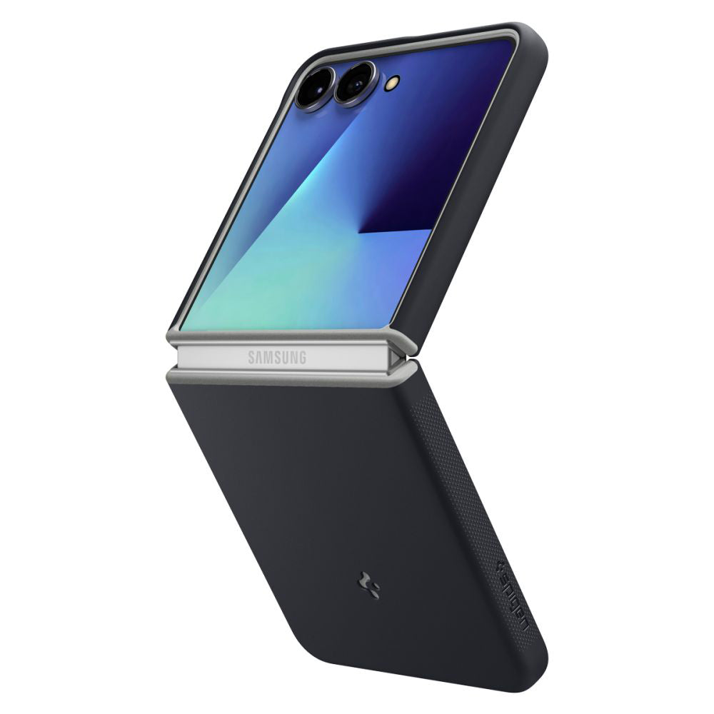 Étui MagSafe pour Samsung Galaxy Z Flip7 F766, Spigen, Caseology Nano Pop, Noir ACS11158