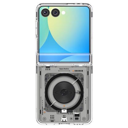 Coque MagSafe pour Samsung Galaxy Z Flip7 F766, Spigen, Ultra Hybrid Pro Neo One, Transparente ACS09560