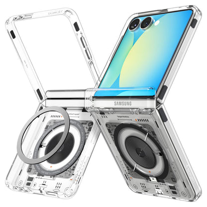 Coque MagSafe pour Samsung Galaxy Z Flip7 F766, Spigen, Ultra Hybrid Pro Neo One, Transparente ACS09560