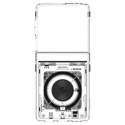 Coque MagSafe pour Samsung Galaxy Z Flip7 F766, Spigen, Ultra Hybrid Pro Neo One, Transparente ACS09560