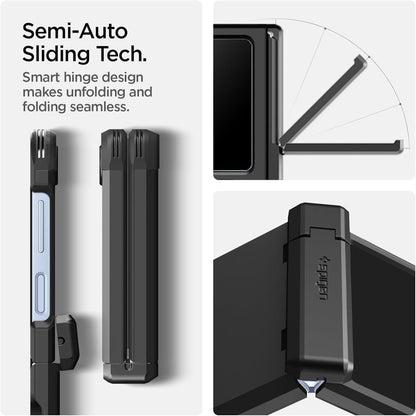 Étui MagSafe pour Samsung Galaxy Z Flip7 FE F761 / Z Flip6 F741, Spigen, Tough Armor Pro, Noir ACS09807