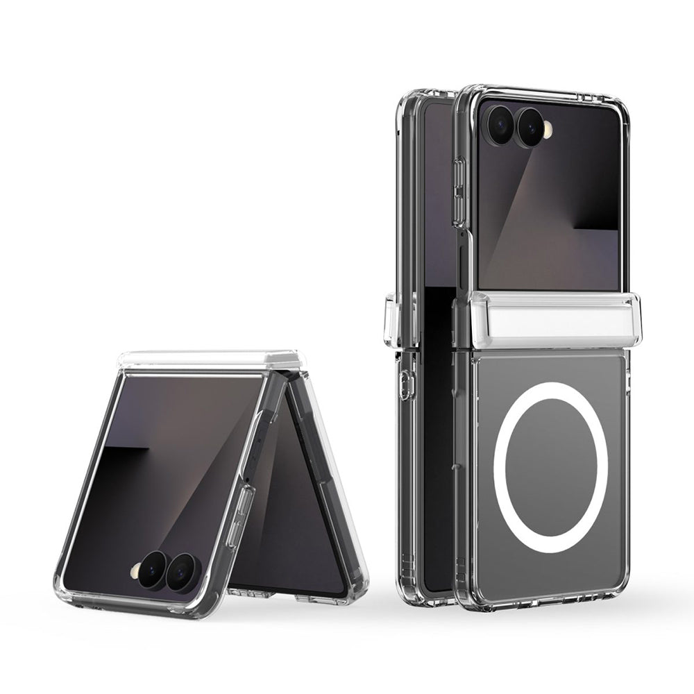 Coque MagSafe pour Samsung Galaxy Z Flip8 F776, DUX DUCIS, Clin, Transparente