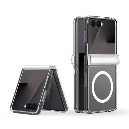 Coque MagSafe pour Samsung Galaxy Z Flip8 F776, DUX DUCIS, Clin, Transparente