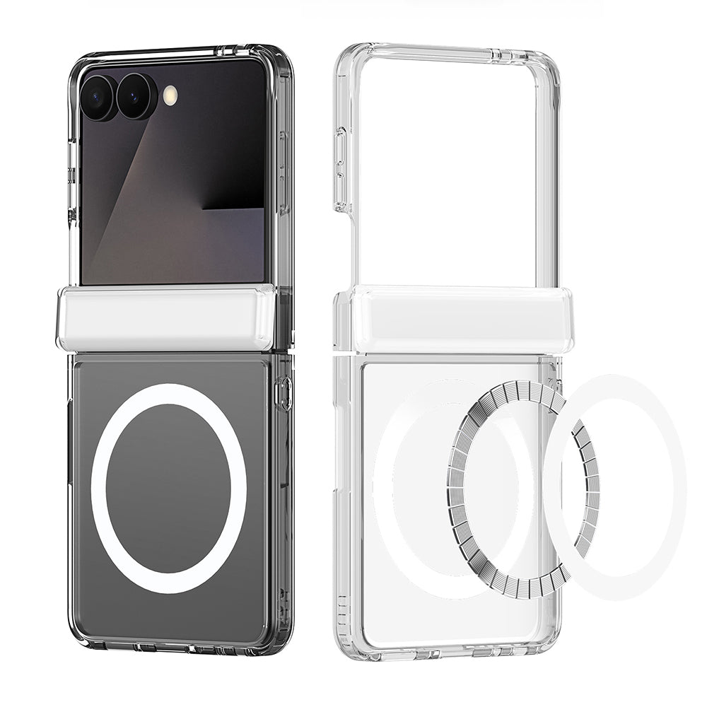 Coque MagSafe pour Samsung Galaxy Z Flip8 F776, DUX DUCIS, Clin, Transparente