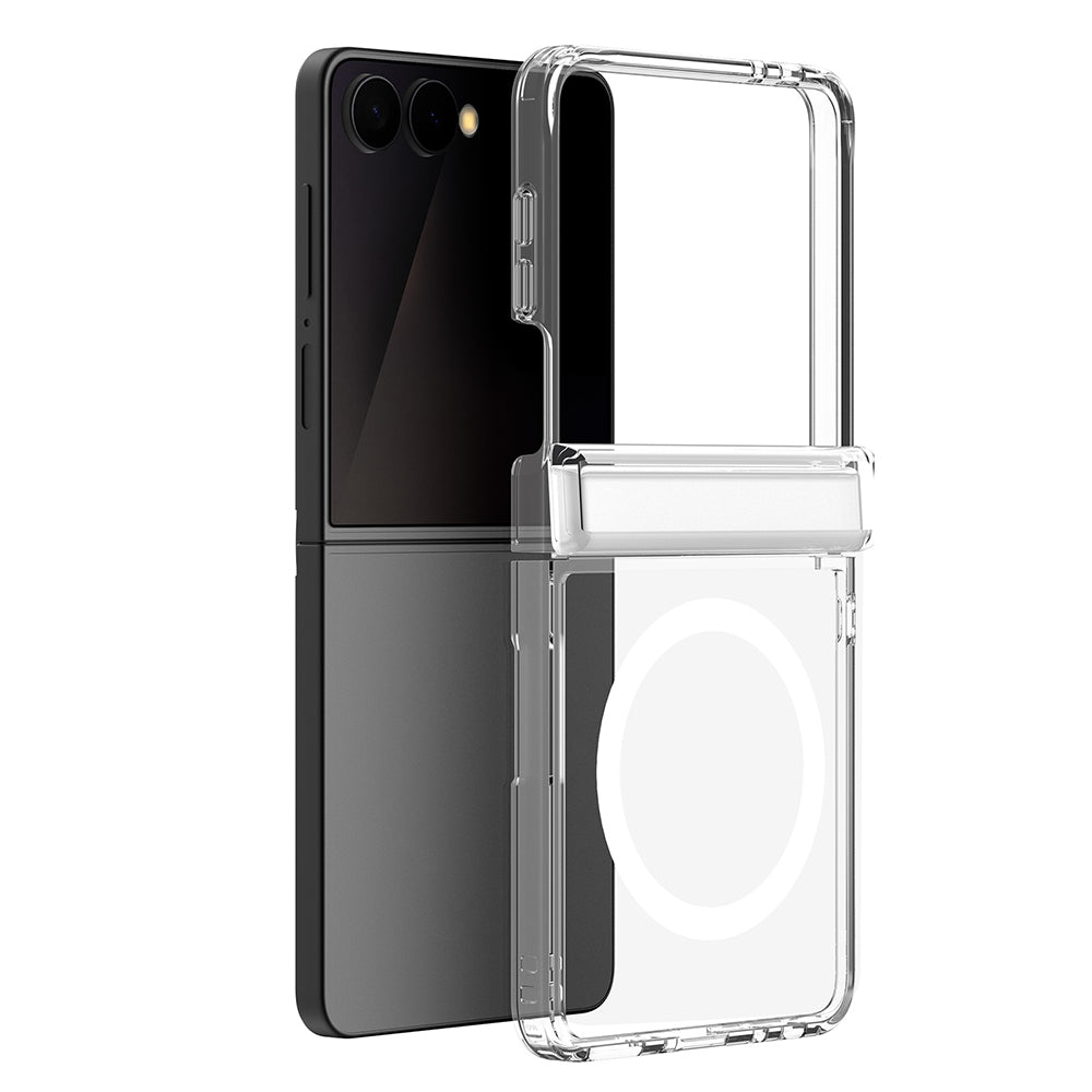 Coque MagSafe pour Samsung Galaxy Z Flip8 F776, DUX DUCIS, Clin, Transparente