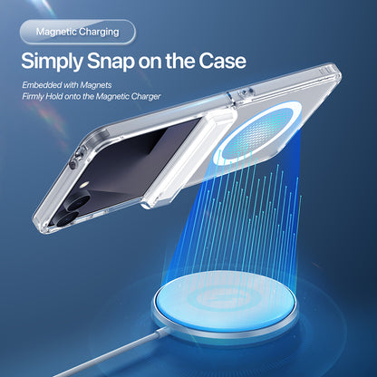Coque MagSafe pour Samsung Galaxy Z Flip8 F776, DUX DUCIS, Clin, Transparente