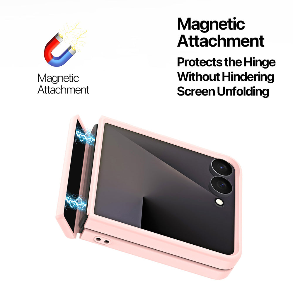 Coque MagSafe pour Samsung Galaxy Z Flip8 F776, DUX DUCIS, Yind, Noire