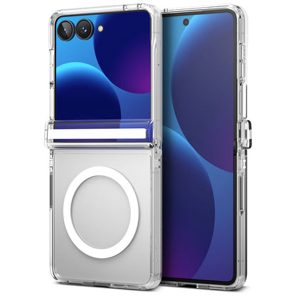 Coque MagSafe pour Samsung Galaxy Z Flip8 F776, Ringke, Fusion Flap, Transparente