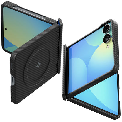 Coque MagSafe pour Samsung Galaxy Z Flip8 F776, Spigen, Air Skin, Noire ACS11513