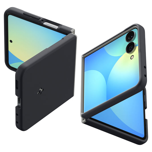 Coque MagSafe pour Samsung Galaxy Z Flip8 F776, Spigen, Caseology Nano Pop, Noire ACS11523