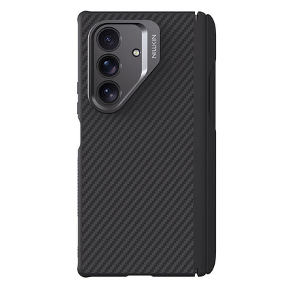 Coque MagSafe pour Samsung Galaxy Z Fold7 F966, Nillkin, CarboProp avec découpe pour caméra et support pour S-Pen, noire