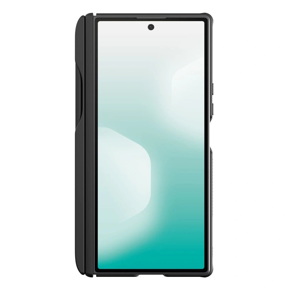 Coque MagSafe pour Samsung Galaxy Z Fold7 F966, Nillkin, CarboProp avec découpe pour caméra et support pour S-Pen, noire